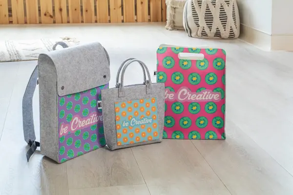 CreaFelt Shop D Saco?ă de cumpărături personalizată, RPET