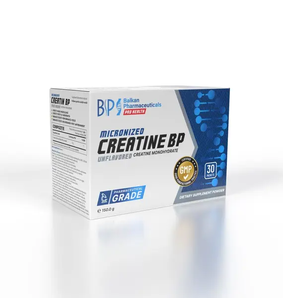 Creatine BP (creatină monohidrată), 30 plic.×5g - fara aroma