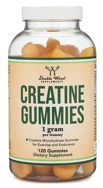 Creatine Gummies, 1 g, 120 tablete masticabile, Double Wood