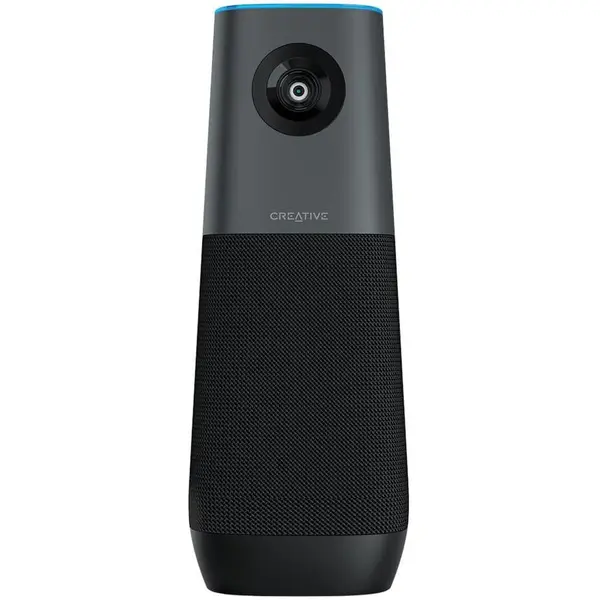 Creative Camera videoconferinta Creative LIVE! MEET 4K UHD, Auto Tracking, Gesture Recognition, E-PTZ, 7x digital zoom, AI TECHNOLOGY, 4 microfoane MEMS omnidirectionale, boxa integrata, IR Remote, Negru