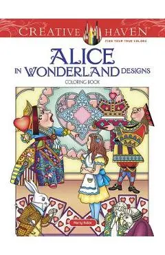 Creative Haven Alice in Wonderland Designs Coloring Book - Marty Noble