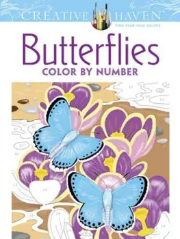 Creative Haven Butterflies Color by Number Coloring Book, Paperback/Jan Sovak