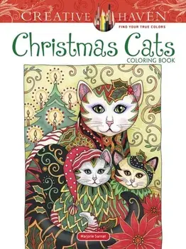 Creative Haven Christmas Cats Coloring Book, Paperback/Marjorie Sarnat