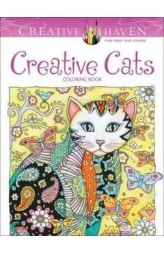Creative Haven Creative Cats Coloring Book