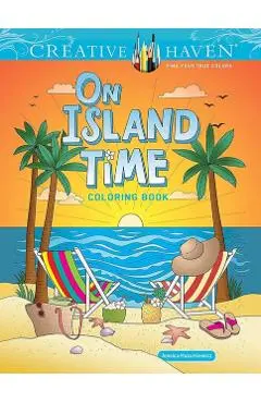 Creative Haven on Island Time Coloring Book - Jessica Mazurkiewicz