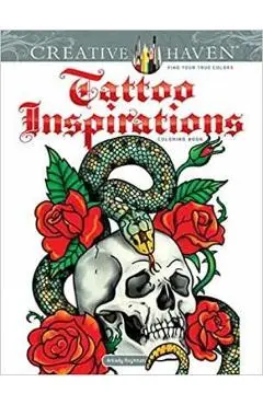 Creative Haven Tattoo Inspirations Coloring Book - Arkady Roytman