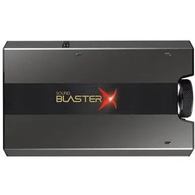 Creative Placa de sunet Creative Sound BlasterX G6, USB-C, 7.1HD Audio Card w/Headphone Amplif, Negru