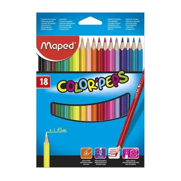 Creioane color Maped 18 cul - engros