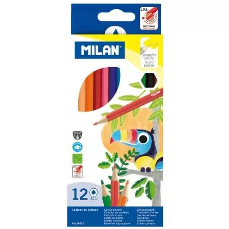 Creioane color Milan 12 cul- engros