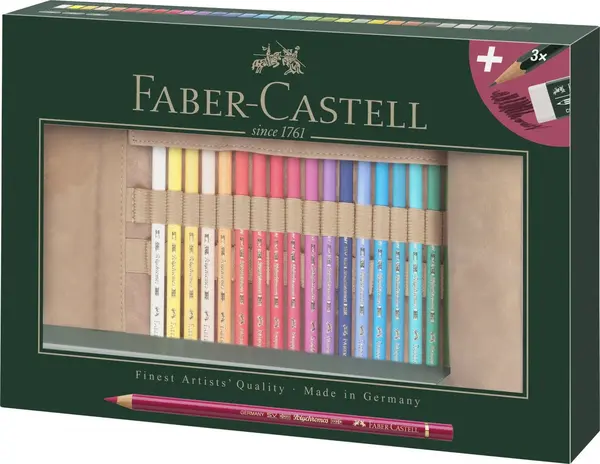 Creioane colorate 30 Rollup Polych+3cr Castell 9000 Creioane colorate 30 Rollup Polych+3cr Castell 9000