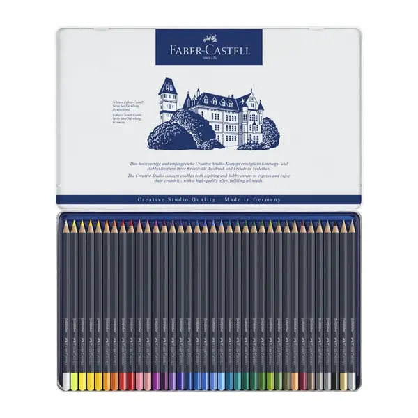 Creioane colorate, 36culori/set, Goldfaber Faber-Castell