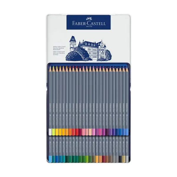 Creioane colorate, 48culori/set, Goldfaber Faber-Castell