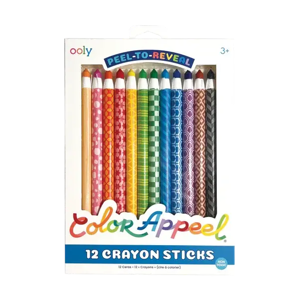 Creioane colorate Color Appeel, set de 12, cu invelis detasabil