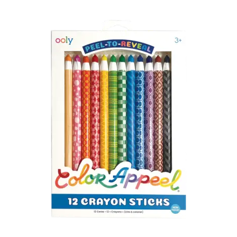 Creioane colorate Color Appeel, set de 12, cu invelis detasabil