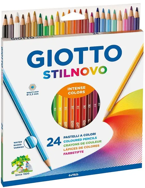 Creioane colorate Giotto Stilnovo - 24 culori