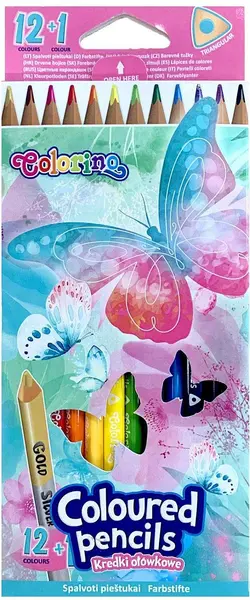 Creioane colorateColorino - Set de creioane colorate Dreams, 12 culori