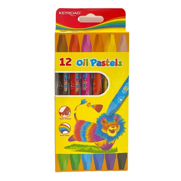 Creioane solubile in apa,Hexagonale,culori pastelate-12 bucati set