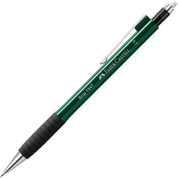 Creion automat Faber-Castell Grip - 0.7 mm, verde