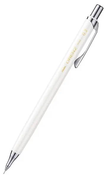Creion automat Pentel Orenz - 0.2 mm, alb