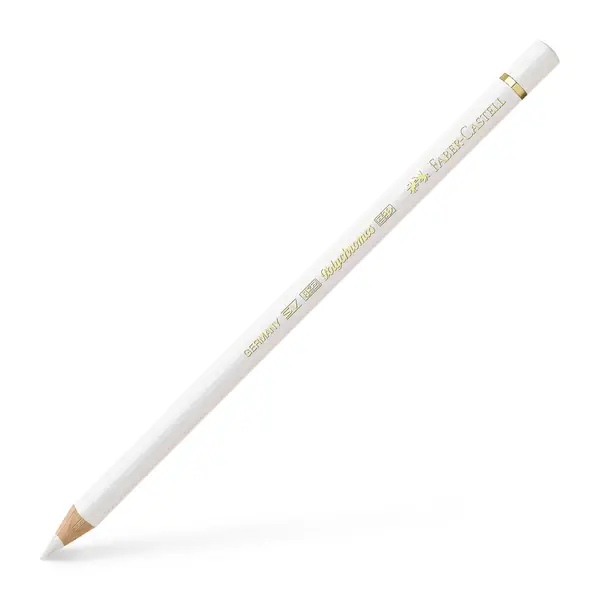 Creion colorat Polychromos alb Faber-Castell Creion colorat Polychromos alb Faber-Castell