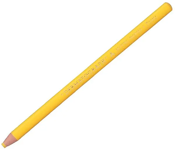 Creion colorat Uni Dermatograf - galben, pe baza de ulei