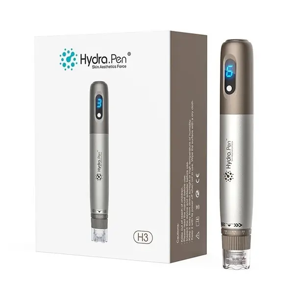 Creion cu Micro-Ace din Titan, Dr. Pen, Hydrapen H3, 2x Rezerve cu Rezervor 3ml de 12 ace, Adancime 0 - 1 mm, 6 viteze, fara Fir