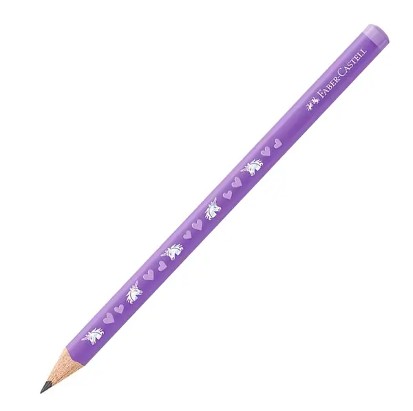 Creion fara guma HB, Jumbo Unicorni Faber- Castell