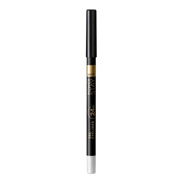 Creion gel pentru contur ochi Power Stay 24h Silver Shimmer, 1.2g, Avon