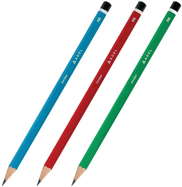 Creion grafit Adel Writer - HB, asortiment