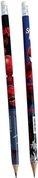 Creion grafit cu radieră GIM Spider-Man - HB, sortiment