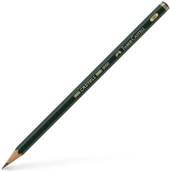 Creion grafit Faber-Castell 9000 - 3H
