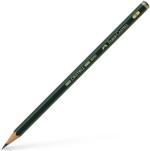 Creion grafit Faber-Castell 9000 - B