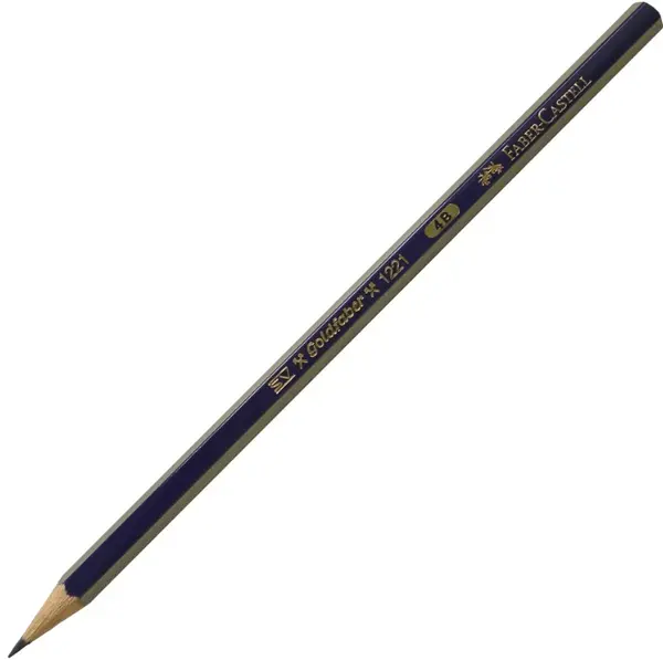 Creion grafit Faber-Castell Goldfaber - 4B, 1221