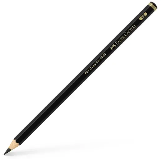 Creion grafit Faber-Castell Pitt - 4B, Mat