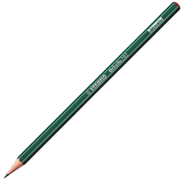 Creion grafit Stabilo Othello – 3Н, corp verde