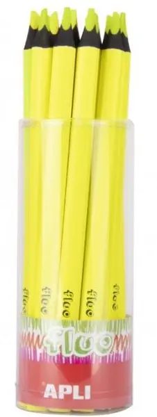 Creion Jumbo Colorat Galben Neon
