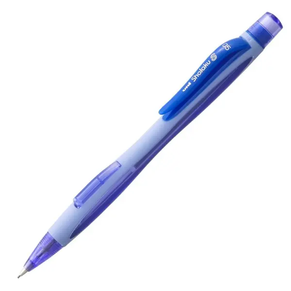 Creion mecanic UNI Shalaku M5-228, 0.5 mm, cu guma de sters, diverse culori