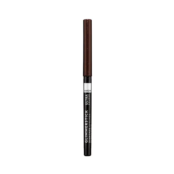 Creion retractabil pentru contur ochi Glimmerstick Diamonds Black Bijoux, 0.35g, Avon