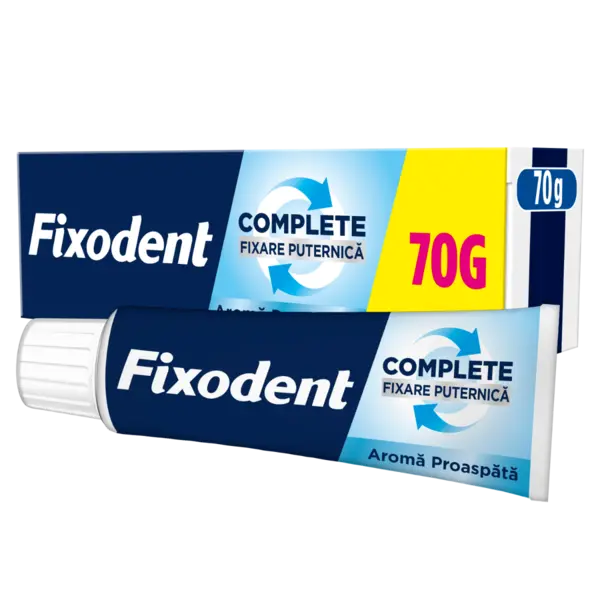 Crema adeziva pentru proteza dentara Original Complete, 70g, Fixodent