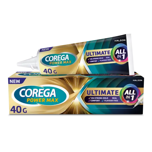 Crema adeziva pentru proteza dentara Power Max Ultimate All In One 40g, Corega