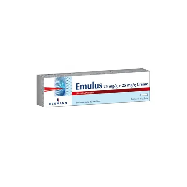 Crema Anestezica, Heumann, Emulus, Lidocaina 25mg/g + Prilocaina 25mg/g, 30gr