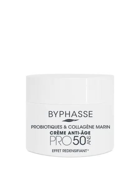 Crema anti-imbatranire cu Probiotice & Colagen marin Pro50, 60ml, Byphasse