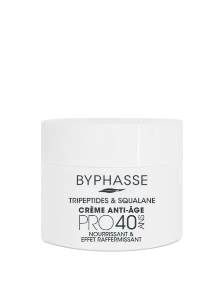 Crema anti-imbatranire cu Tripeptide & Squalan Pro40, 60ml, Byphasse