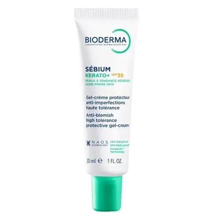 Crema anti-imperfectiuni cu SPF 30 Sebium Kerato+, 30 ml, Bioderma