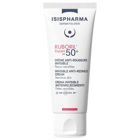 Cremă anti-roșeață cu SPF 50+ Ruboril Expert, 40 ml, Isis Pharma