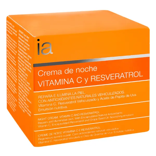 Crema antiage de noapte cu Vitamina C si resveratrol, Interapothek | 50 ml