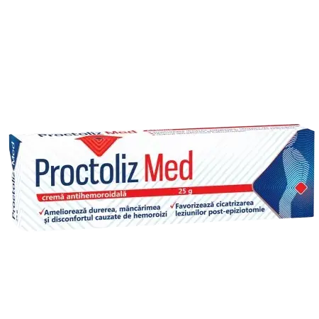Crema antihemoroidala Proctoliz Med, 25g, Fiterman