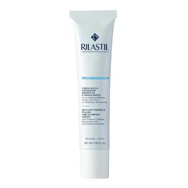 Crema antirid cu textura bogata PROGRESSION+, 40 ml, Rilastil