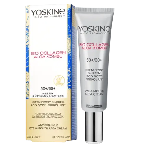 Crema antirid pentru zona ochilor Bio Collagen Alga Kombu 50+/60+,15ml, Yoskine
