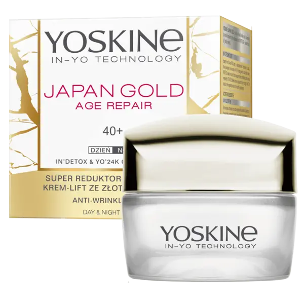 Crema antirid si fermitate de zi si noapte pentru ten 40+ Japan Gold Age Repair, 50ml, Yoskine